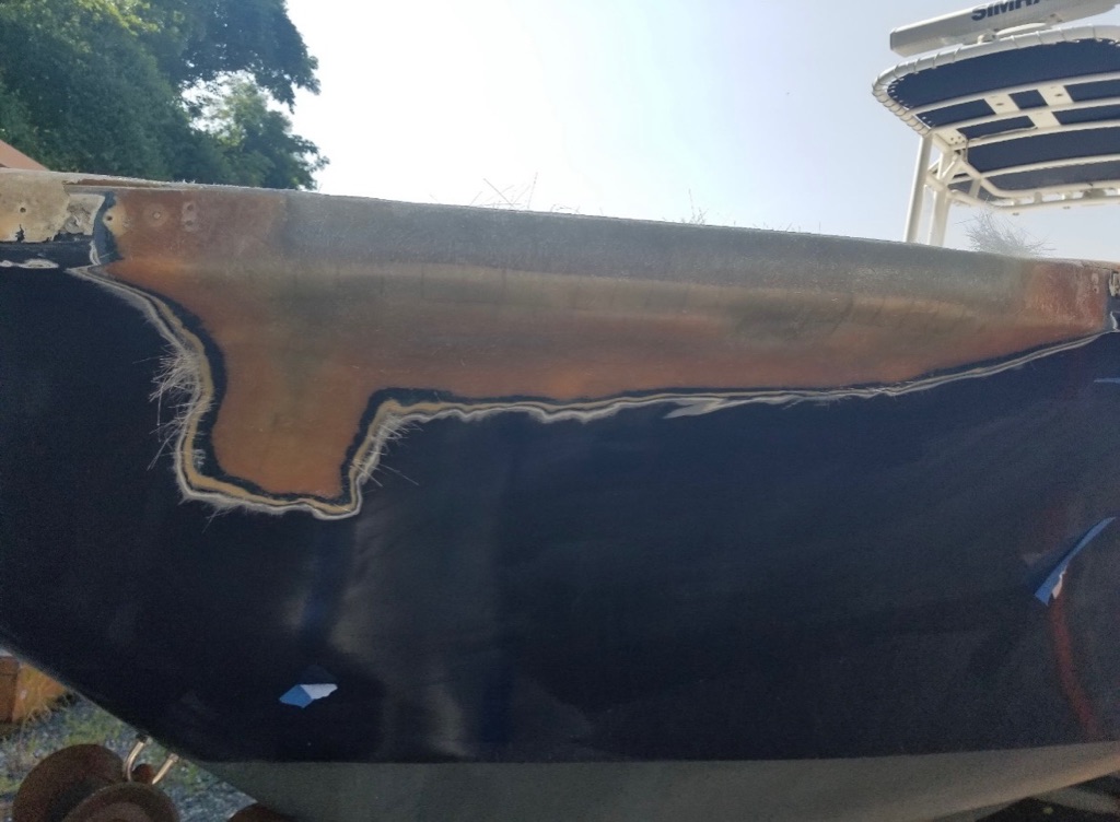 Fiberglass hull repair and restoration